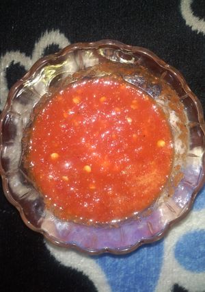 A picture of Lal Mirch Ki Chutney.