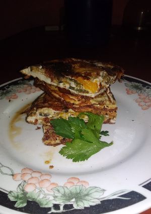 Una foto de Tortilla de vegetales