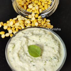 A picture of Chana Dal & Curd Chutney.