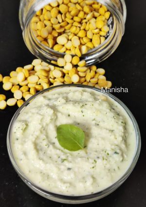 A picture of Chana Dal & Curd Chutney.