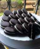 Homemade Oreo cookies/biscuits