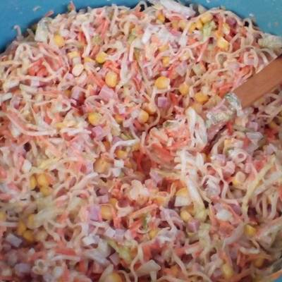 Ensalada de sopa maruchan Receta de Estrella Dominik- Cookpad