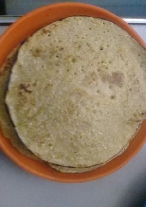 Una foto de Panqueques de avena y zanahoria light