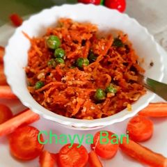 A picture of Carrot Raita.