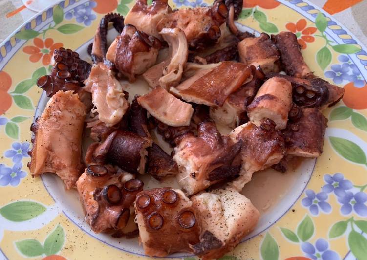 Tapa de pulpo al horno