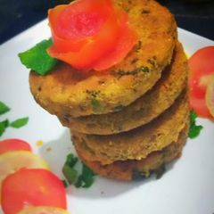 A picture of Chicken Resha kabab.