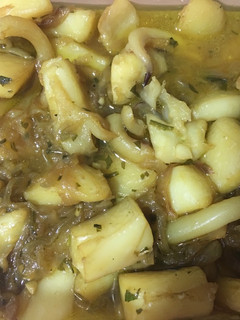Una foto de Sepia encebollada