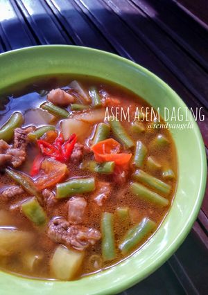 Foto resep Asem asem daging