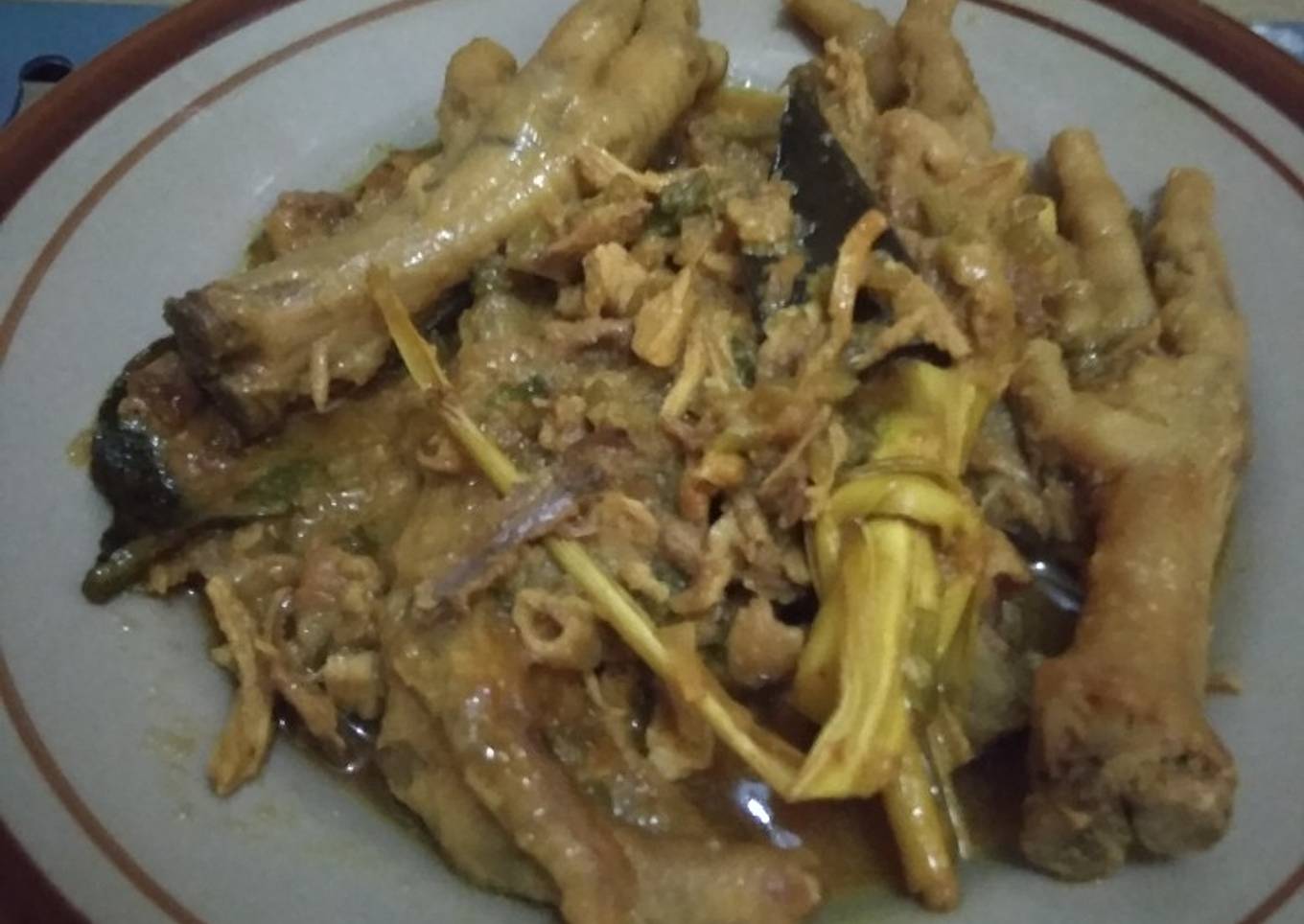 Ayam & Ceker untuk Topping Mie Ayam