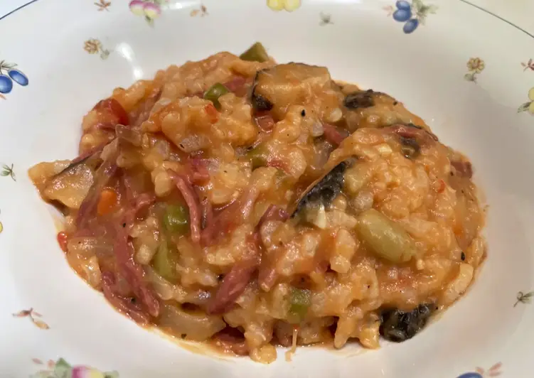 Resep Terbaru Risotto with Bacon and Cheese Ala Warteg