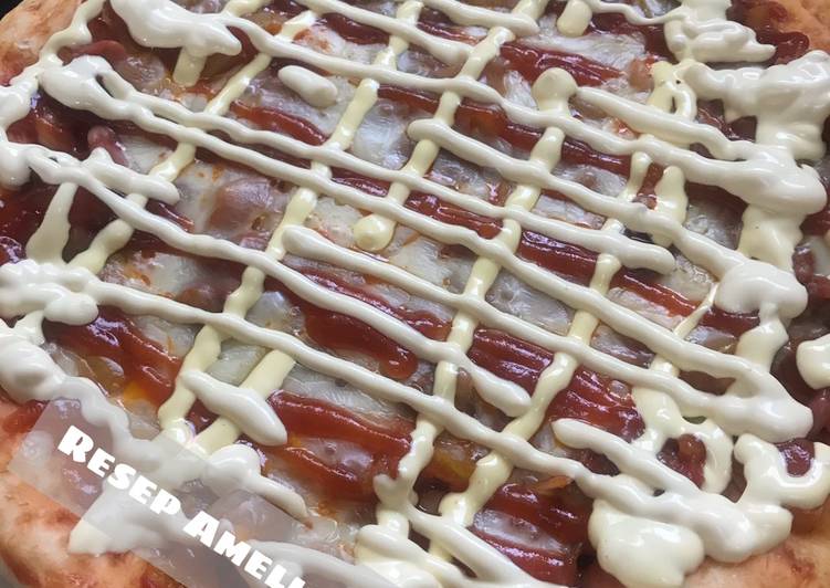 Pizza teflon simpel enak anti gagal