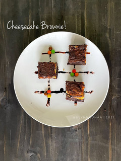Foto resep Cheesecake Brownie!