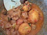 Balado telur bakso