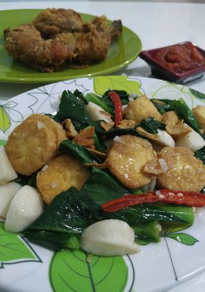 Foto resep Cah Kailan Tofu