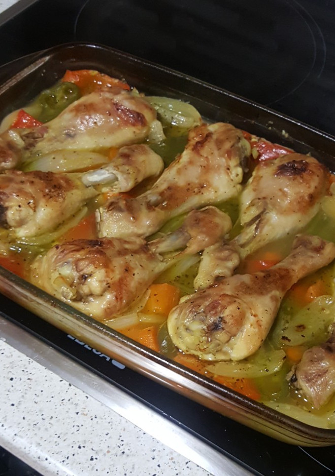 Una foto de Jamoncitos de pollo asados