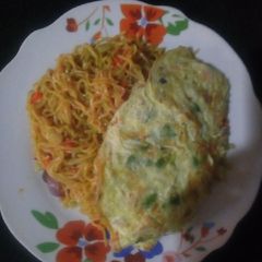 A picture of Indomie super.