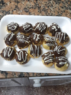 Una foto de Profiteroles