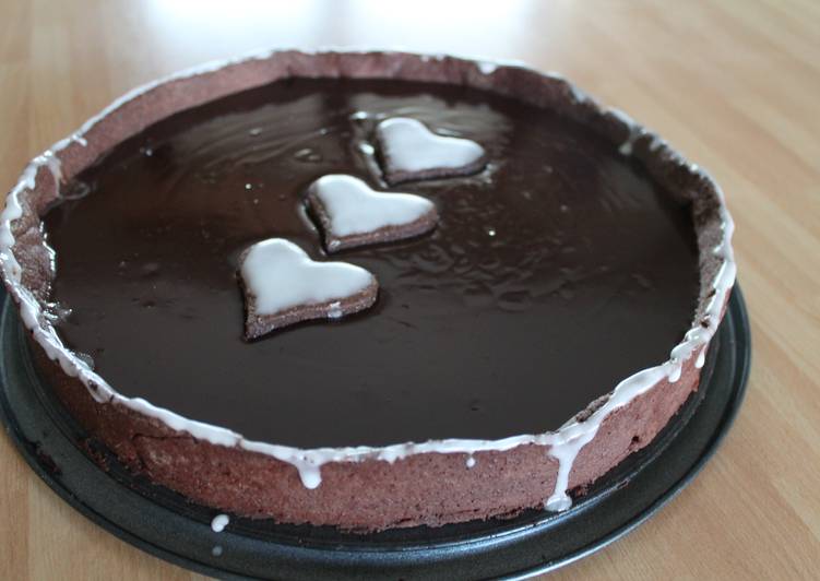 Frolla con crema al cioccolato e caffè