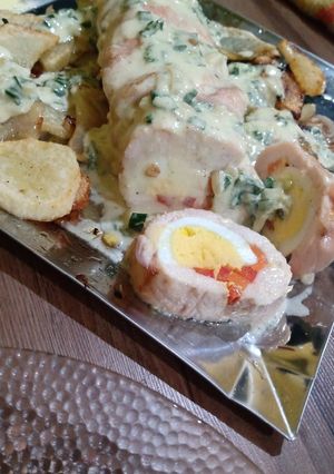 Una foto de Arrollado de pollo 😋