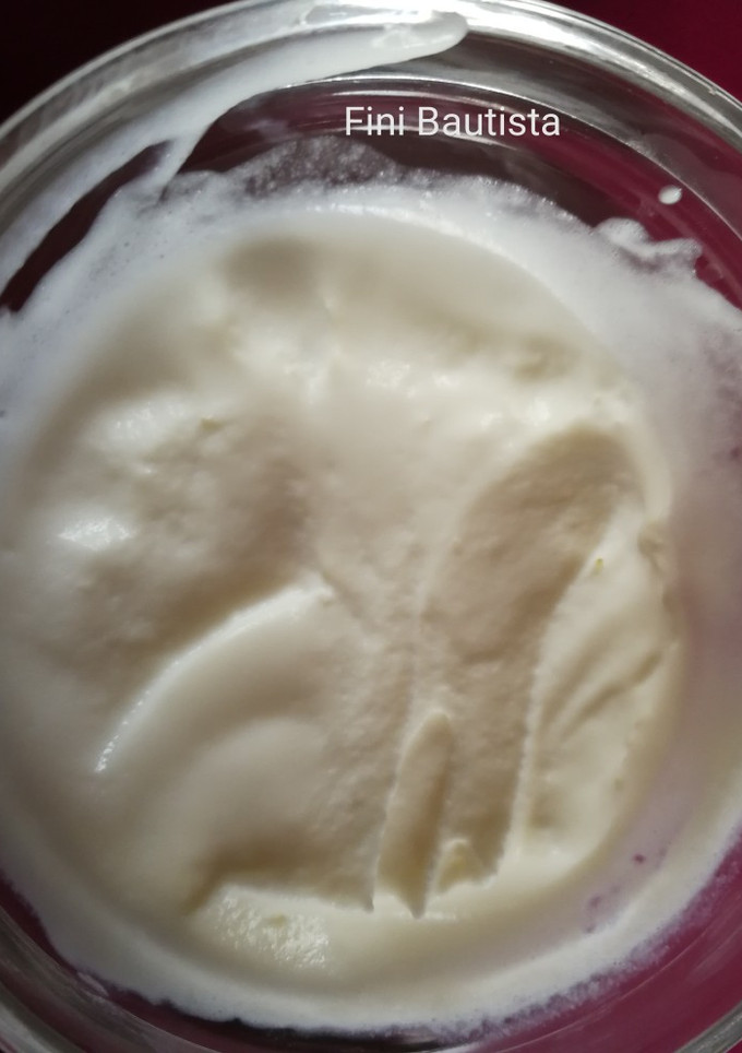 Una foto de Crema agria