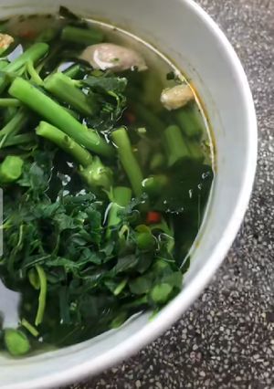 Hình của món Canh rau rền.