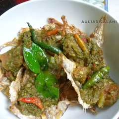 A picture of Ikan Asin Sambel Ijo.