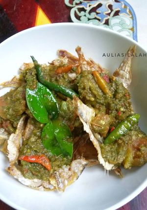 Foto resep Ikan Asin Sambel Ijo