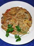Mushroom and Chicken Sausage Omelet, Jon Style