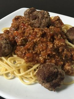 Una foto de Pasta Bolognesa