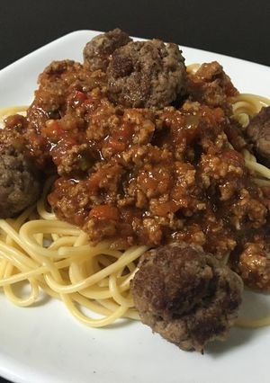 Una foto de Pasta Bolognesa