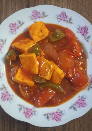 A picture of Schezwan Paneer.