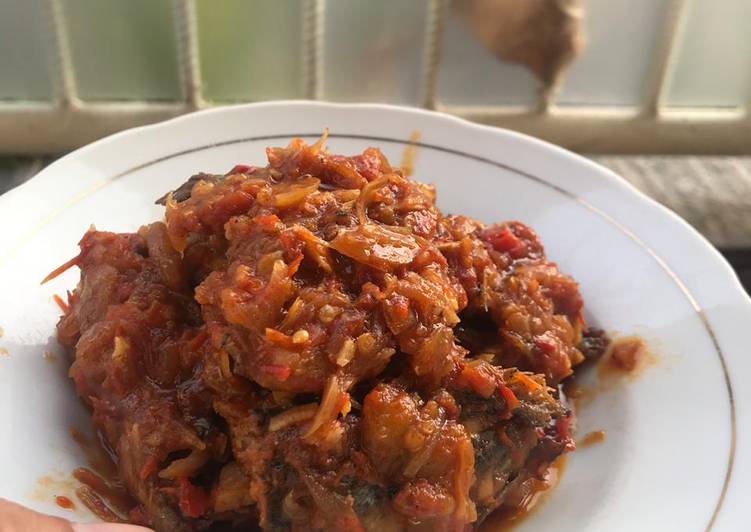 Proses Membuat Balado / sarden ikan pindang Lezat