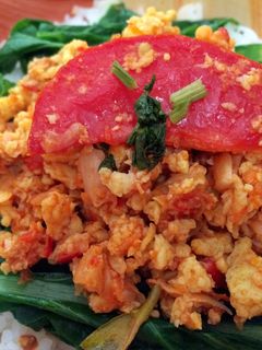 Foto resep Eggs & Vegetable Rice Bowl. Quick!