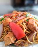 Spaghetti Saltado Con Pollo👍🇵🇪