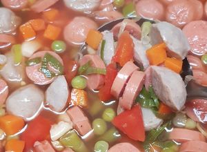 Foto resep Soup Sosis Baso