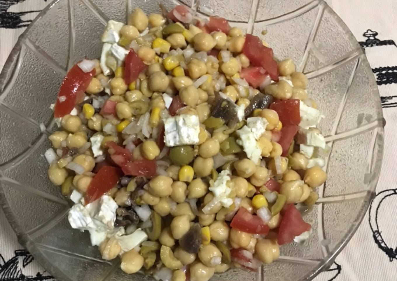 Ensalada de garbanzos a mi manera
