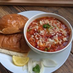 A picture of Cheese Pav bhaaji.