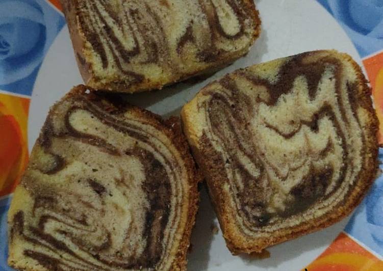 Bagaimana Menyiapkan Tiger Marmer Cake (Baking Pan) Anti Gagal