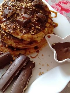 صورة لوصفة بان كيك بالشوكولاتة