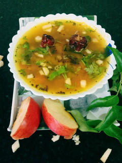 கம கமா ஆப்பிள் ரசம்(apple rasam recipe in tamil) செய்முறை முக்கிய புகைப்படம்