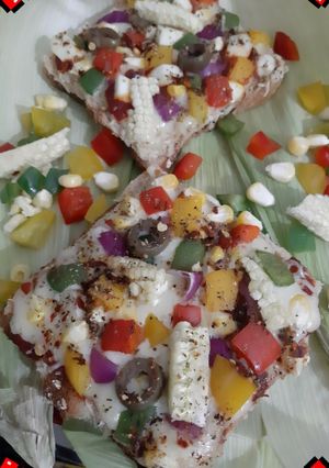 A picture of Cheese Burst pizza Bread.