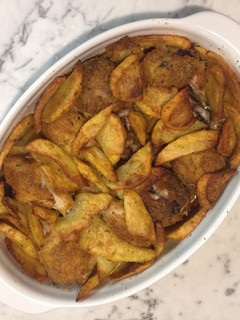 Foto di Fusi di pollo croccanti con patate