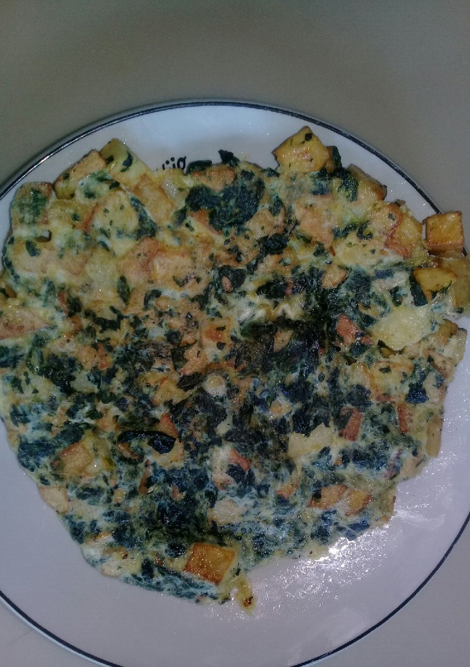 Una foto de Tortilla de Papá y Espinaca💪💕