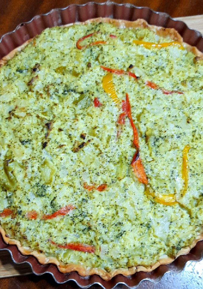 Una foto de Tarta de brócoli 🥦
