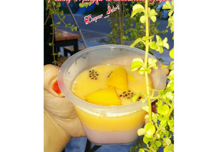 Puding Mangga Blackcurrent Yogurht