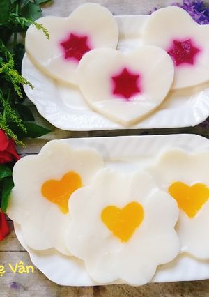 Hình của món Thạch cuộn sữa chua.