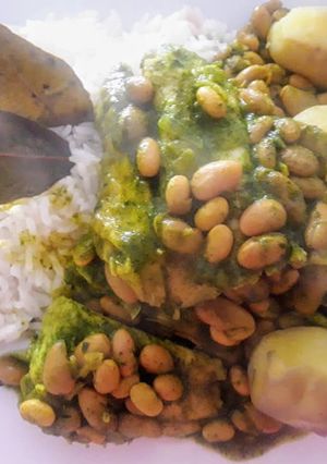 Una foto de Seco de Frejoles con Pescado