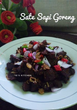 Foto resep 72. Sate Sapi Goreng