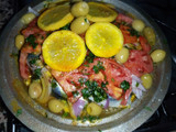 طاجين بسمك السردين مع الخضر 😋👌