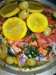 A picture of Sardine Tagine with Vegetables 😋👌.